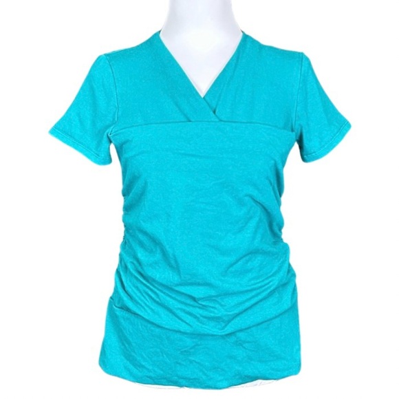 Vija Design Tops - Vija Design Skin To Skin Kangaroo T-Shirt & Nursing Top Teal